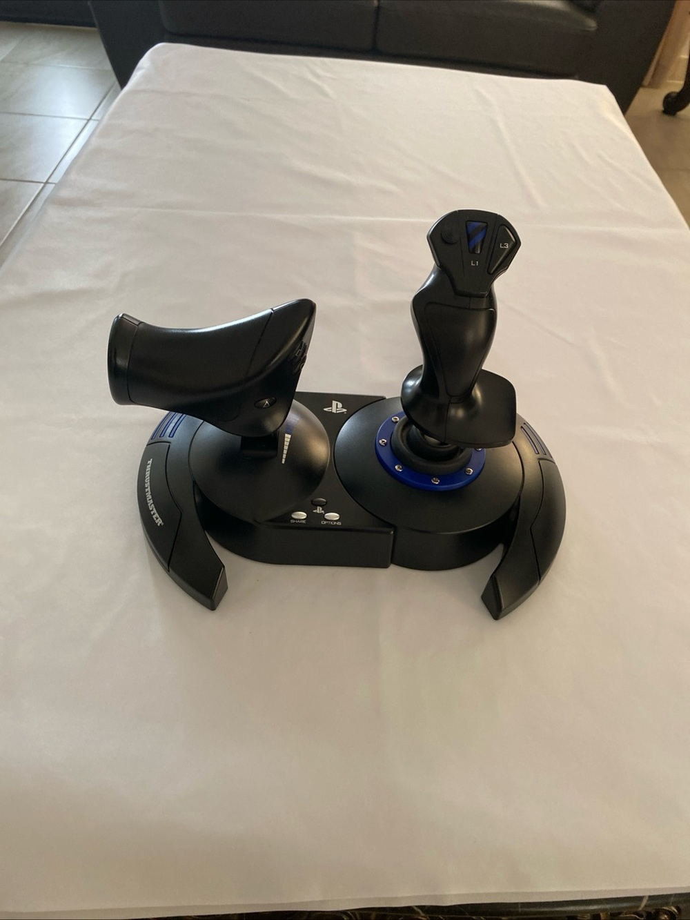 Sony Thrustmaster T Flight HOTAS Black Joystick and Throttle Controller